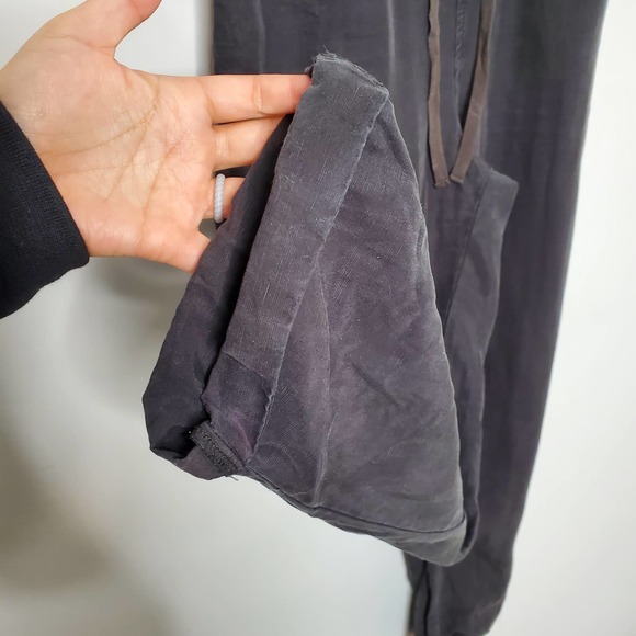THREAD & SUPPLY • Charcoal Gray Tencel Sleeveless Jump Suit Sz S - Picture 5 of 8
